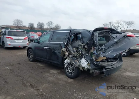 2011 Honda Odyssey Ex from USA, damaged, VIN 5FNRL5H4XBB037645